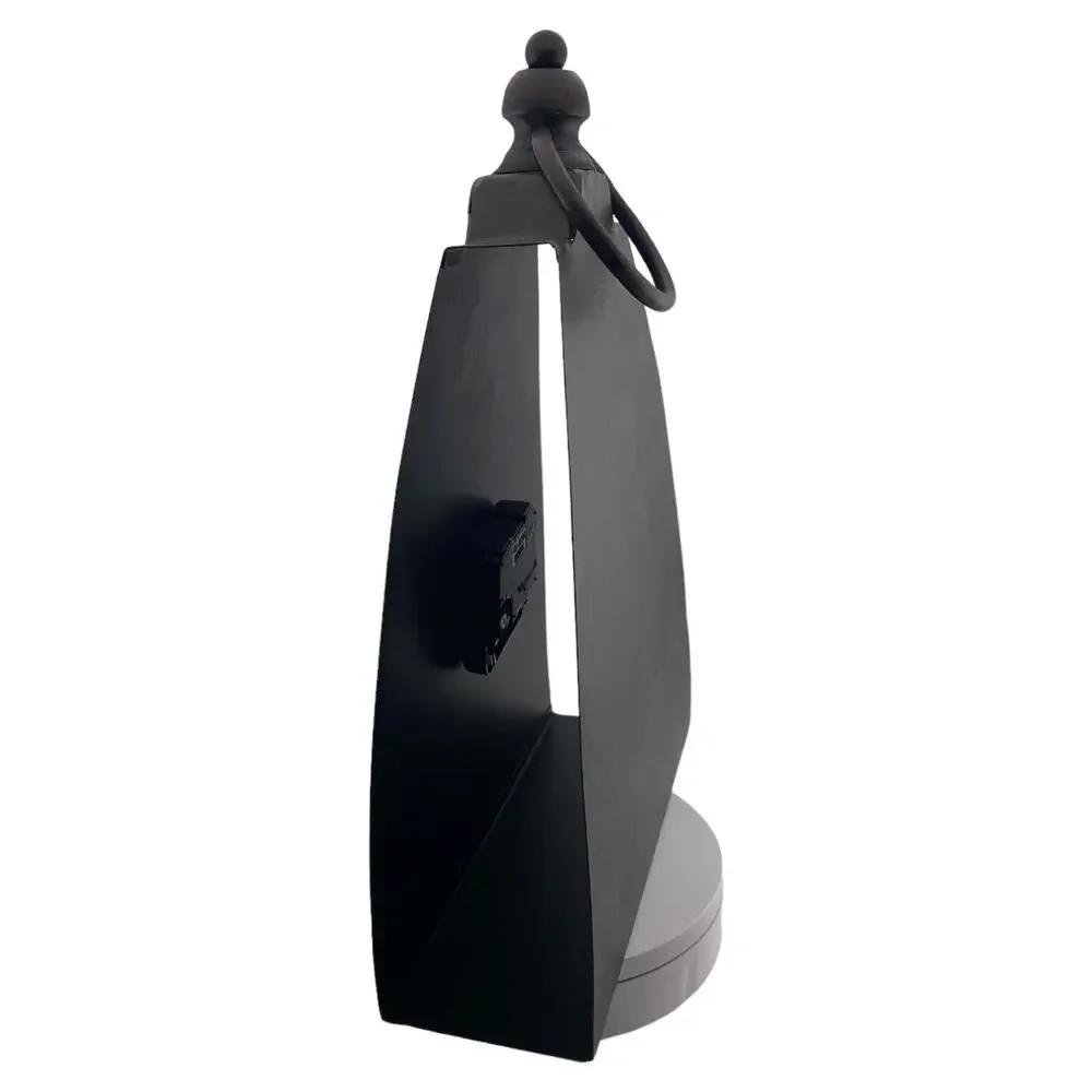 Manual Woodworkers Kettle Bell Clock Metal Wall Mantel Desk Shelf 9x12.7